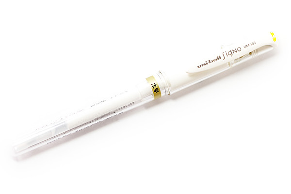 Uni-ball Signo Bold Gelink Pen 1.0mm -White - Smooth Pens