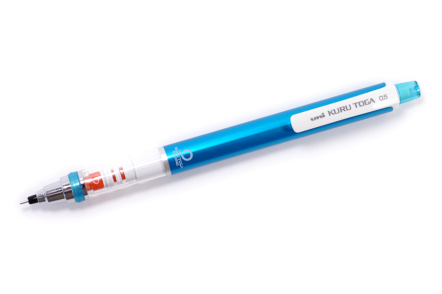 Blue UNI-BALL KURU TOGA M5-450 0.5mm mechanical pencil free HB pencil leads