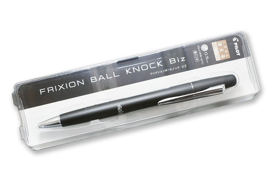 Pilot FriXion Clicker Biz Gel Ink Pen 0.5mm -Black Body - Smooth Pens
