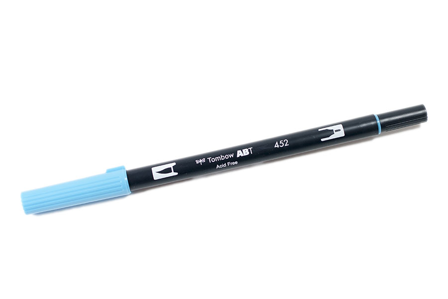 Tombow Abt Dual Brush Pen - 452 - Process Blue