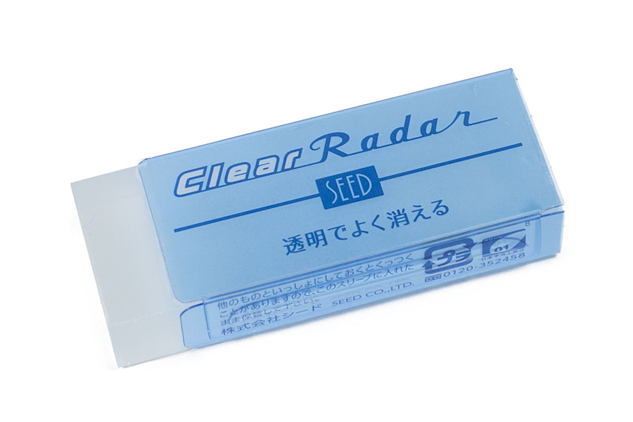 Transparent Eraser Clear Radar EP-CL150 Rubber Plastic Seed Pen Large size 150 
