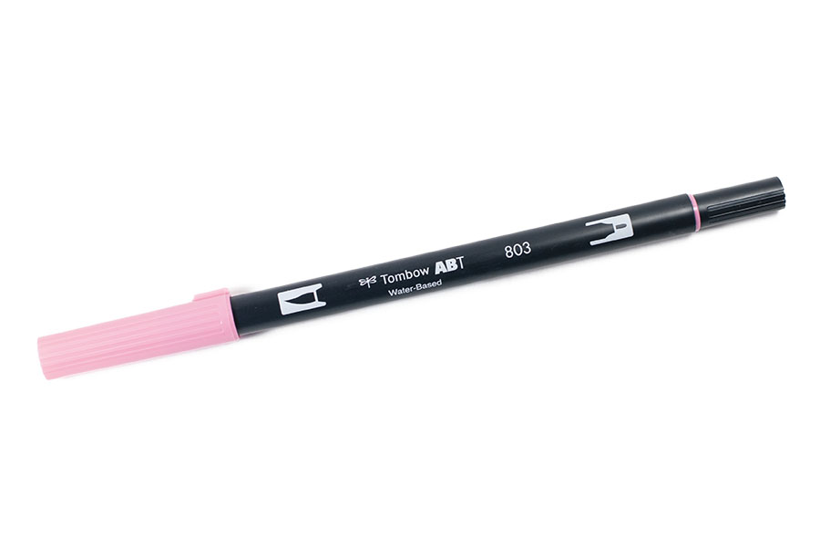 Tombow Dual Brush Pen No. 803 Pink Punch (Box of 6)