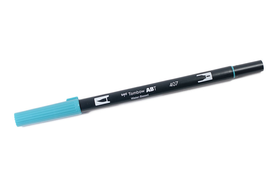 DB407 – Dual Brush Pen – DB407 Tiki Teal – Art Impressions